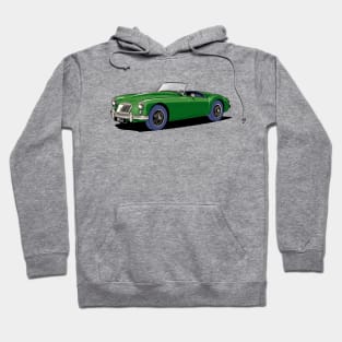 MGA Roadster in green Hoodie